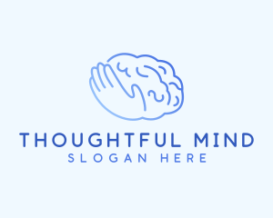 Mental Health Brain Care logo design