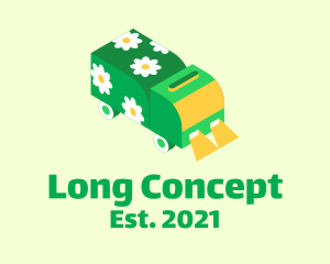 Flower Delivery Truck logo