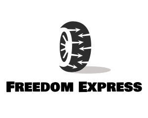 Tire Wheel Arrows logo design