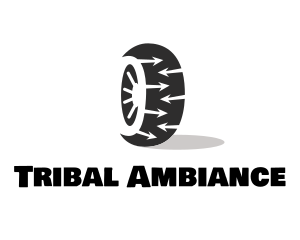 Tire Wheel Arrows logo design