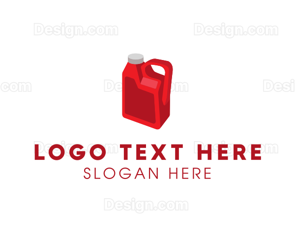 Ketchup Gallon Container Logo