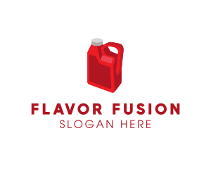 Ketchup Gallon Container  logo design