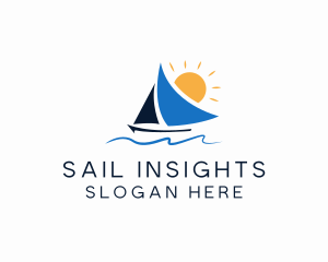 Sail Boat Sea logo