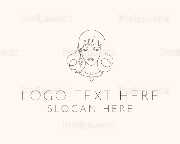 Lady Fashion Style Accessory Logo