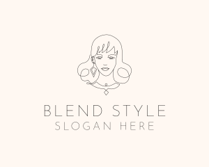 Lady Fashion Style Accessory logo design