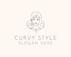 Lady Fashion Style Accessory logo design