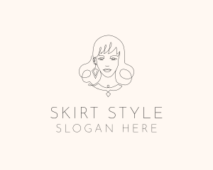 Lady Fashion Style Accessory logo design