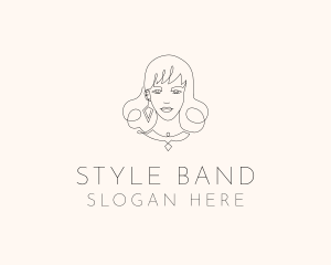 Lady Fashion Style Accessory logo design