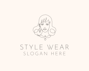 Lady Fashion Style Accessory logo design