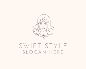 Lady Fashion Style Accessory logo design