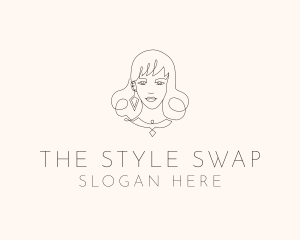 Lady Fashion Style Accessory logo design