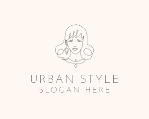 Lady Fashion Style Accessory logo design