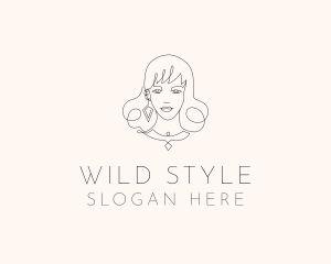 Lady Fashion Style Accessory logo design