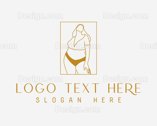 Sexy Chubby Model Logo