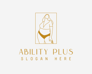 Sexy Chubby Model logo design