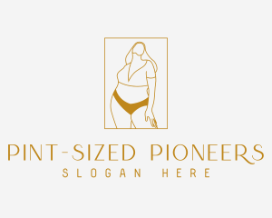 Sexy Chubby Model logo design