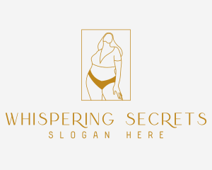 Sexy Chubby Model logo design