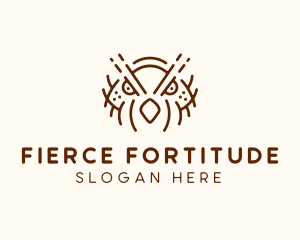 Fierce Brown Eagle logo