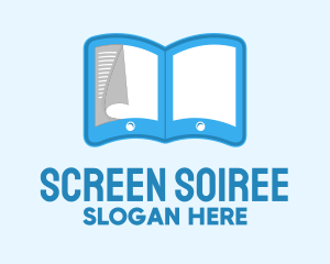 Tablet Ebook Pages logo design