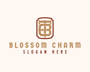 T & B Monogram logo design