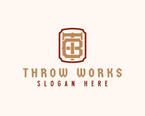 T & B Monogram logo design