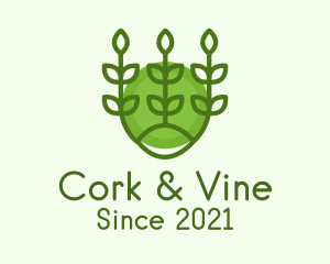 Leaf Vine Plant logo design