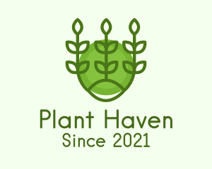 Leaf Vine Plant logo design