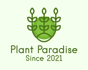 Leaf Vine Plant logo design