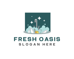 Faucet Dish Washing logo