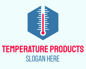 Hexagon Thermometer Temperature logo