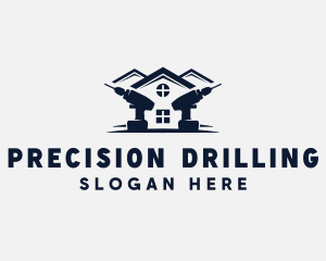 House Drill Tools logo design