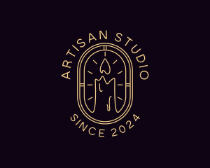 Artisanal Handmade Candle logo design