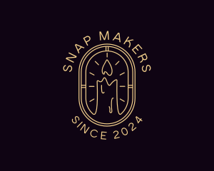 Artisanal Handmade Candle logo design