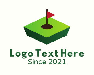 3d - 3D Golf Course logo design