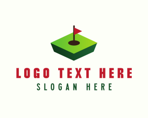 3D Golf Course logo