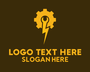 Electric Gear Mechanic  Logo