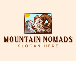 Mountain Ram Colorado logo design