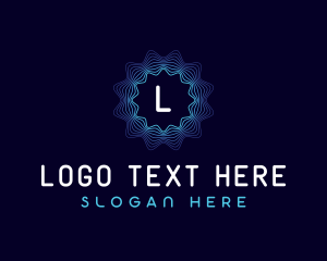 Abstract Audio Waves logo
