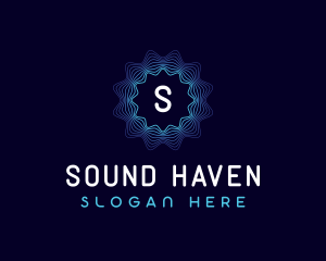 Abstract Audio Waves logo