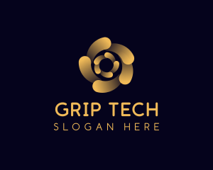 Tech Software Spiral logo design