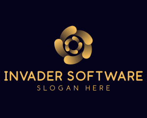 Tech Software Spiral logo design