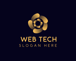 Tech Software Spiral logo design