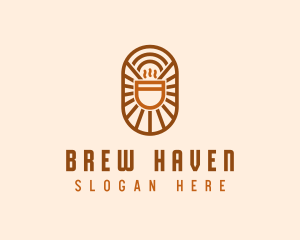 Hot Brewed Coffee logo design