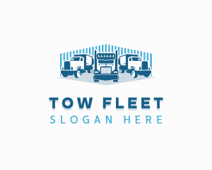 Truck Fleet Transportation logo design