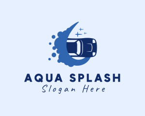 Car Cleaning Splash logo design