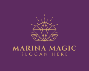 Diamond Crystal Jewelry logo design