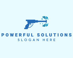 Water Pressure Washing Cleaner logo design