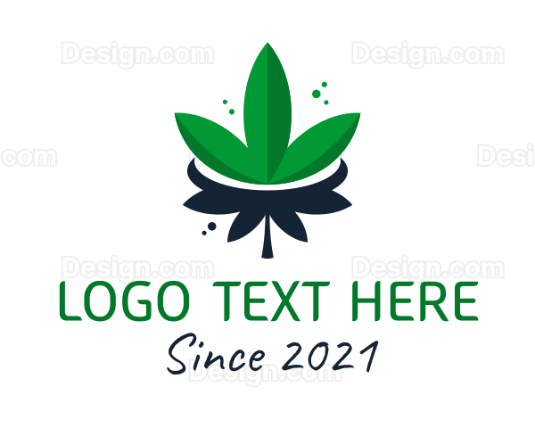 Marijuana Leaf Plant Logo