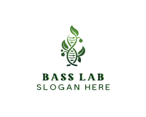 Leaf Scientist Dna logo design