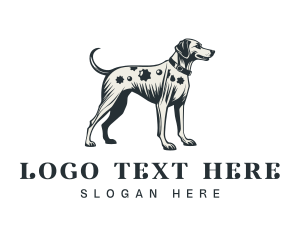 Vintage Dog Hound logo